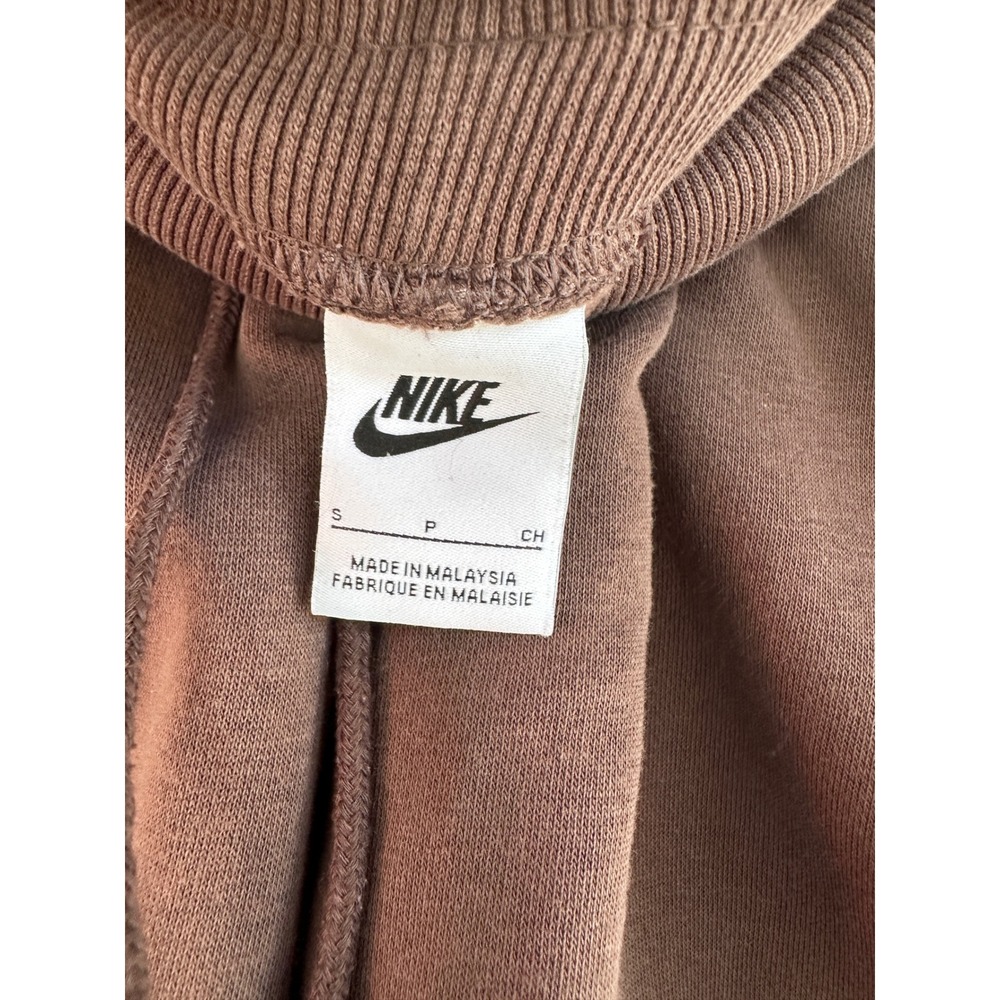 Nike Phoenix Fleece Wide Leg Sweatpants Brown High Waisted DQ5615-237 Small - Picture 4 of 7